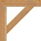 Ekena Millwork Traditional Block Rough Sawn Bracket, Western Red Cedar, 4"W x 26"D x 26"H BKT04X26X26TRA05RWR - alternate 4